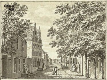 Het oude Stadhuis van Arnemuiden aan de Langstraat.