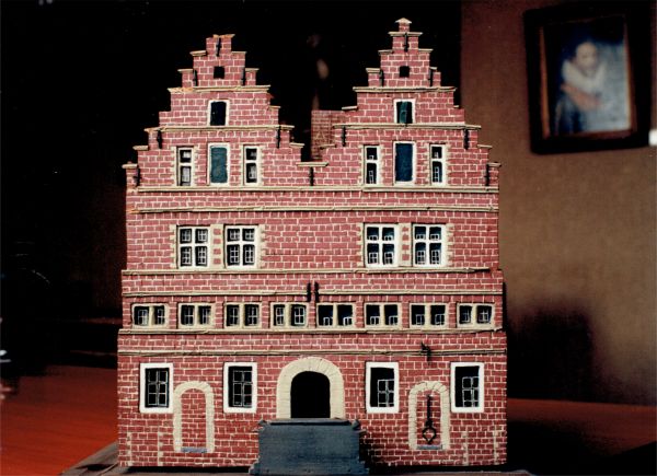 Het in miniatuur nagemaakte oude Stadhuis.