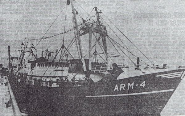 De nieuwe aanwinst van de Arnemuidse vloot, de ARM 4.