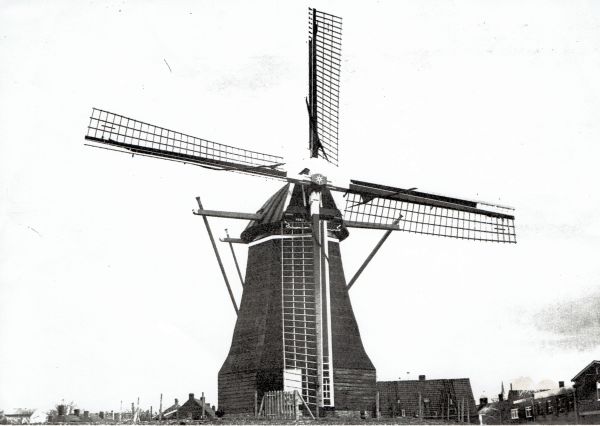 De nieuwgebouwde korenmolen komt dit jaar gereed.