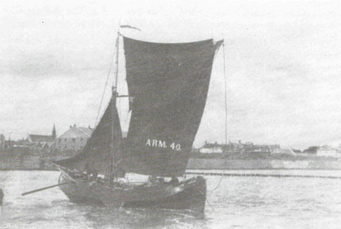 De ARM 40 op weg naar Vlissingen.